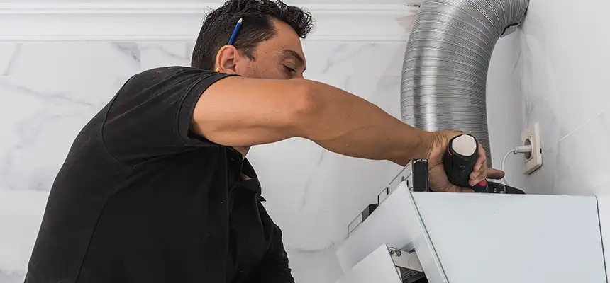 Precision In-wall Dryer Vent Cleaning & Rerouting Corrections in Angleton, TX